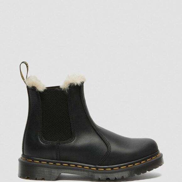 Dr. Martens  Women's Leonore Faux Fur Lined Chelsea Boots - Picture 3 of 13